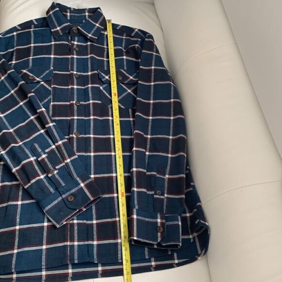 Jacks Classic Heritage Flannel Cotton Buttons Pockets Men’s Shirt Size L - Picture 5 of 9